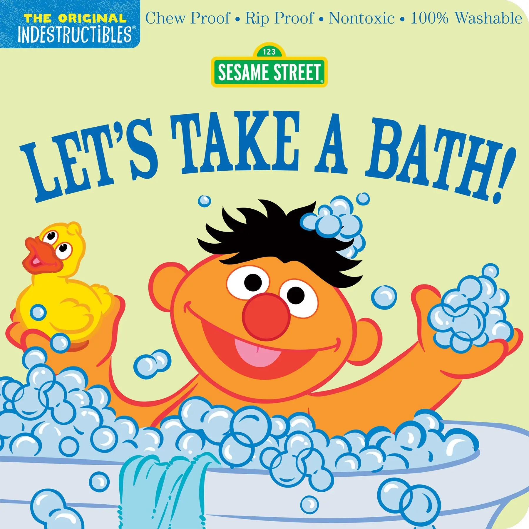 Indestructibles: Sesame Street: Let's Take a Bath! by Amy Pixton, Sesame Street [Paperback Book]