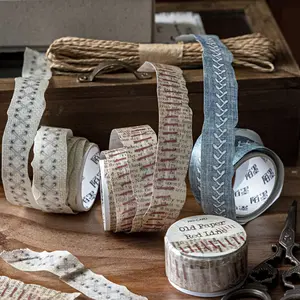 Japanese Washi Tape Roll, Adhesive Tape, 200cm DIY Decorative Stickers for Scrapbooking & Journaling, Handmade Craft Supplies for Creative Projects