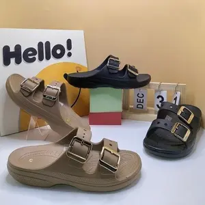 Women’s Croc Saturday Two-Strap Sandals, Versatile and Comfortable Casual Beach Sandals for Women