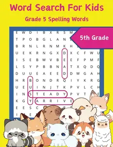 Word Search For Kids 5th Grade: Learn Grade 5 Spelling Words