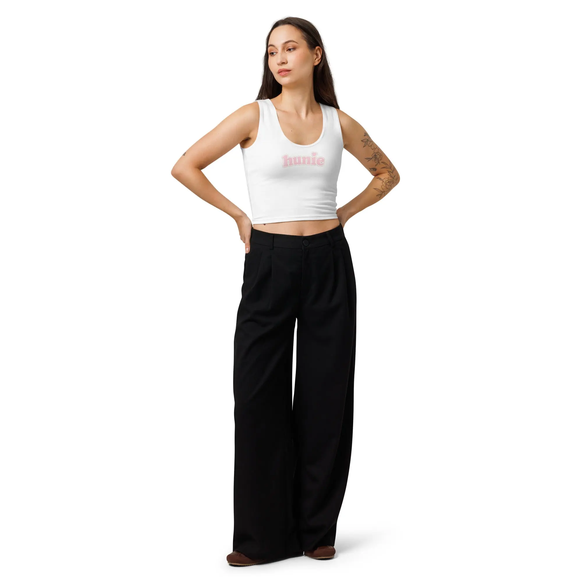 Hunie Varsity Crop Top