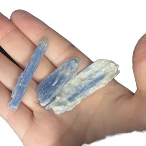 Blue Kyanite from Brazil raw specimens crystals crystal tumbles