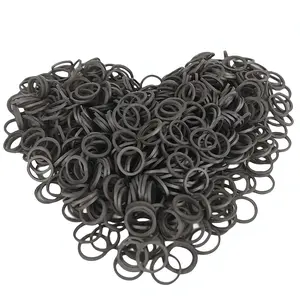 1200 Pack Mini Rubber Bands, Soft Elastic Bands Small  Hair Ties for , , Audits, Ponytails, Braids, Wedding Hairstyle - Black