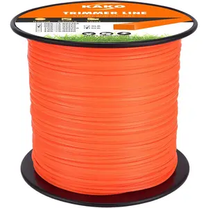 095 Trimmer Line, Weed Eater String .095, Weed Wacker String .095, Square String Trimmer Line .095 Inch-1280 Ft-5 Lb, Commercial Nylon Weed Eater Line .095 Fits  String Trimmers(Square)