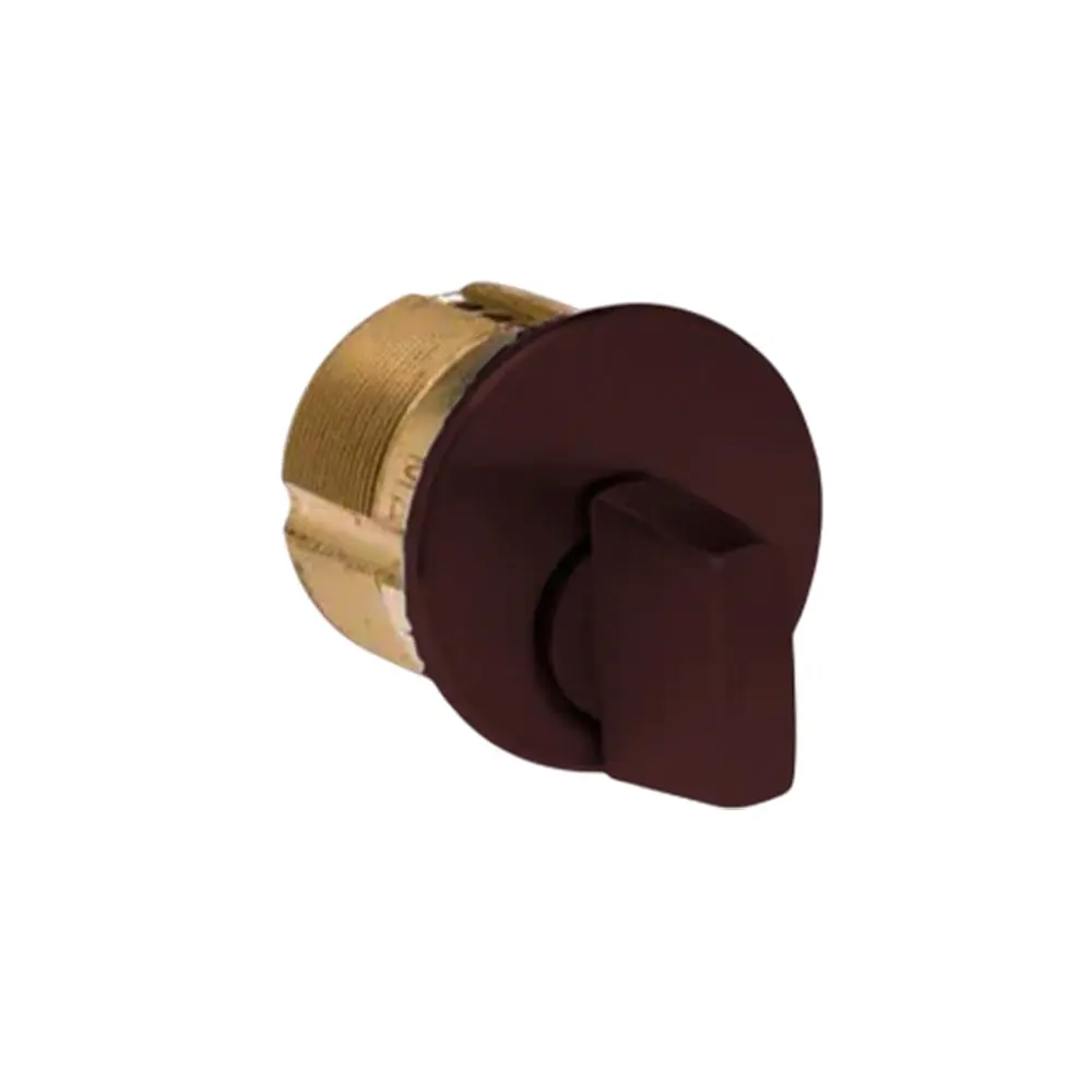 ILCO 7161 Grade 1 Turnknob Mortise Cylinder Door Lock, 1" Size, Adams Rite Cam, 10B-Oil Rubbed Bronze Finish, Heavy-Duty Security Hardware, Factory Master Keying, Multi-Level Key Quality, Re-Keyable to Original Manufacturers Systems