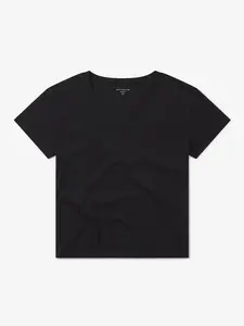 Mott & Bow - Cotton Relaxed V-Neck Tee - ttk