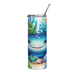 47thDr Axolotl Themed Stainless steel tumbler