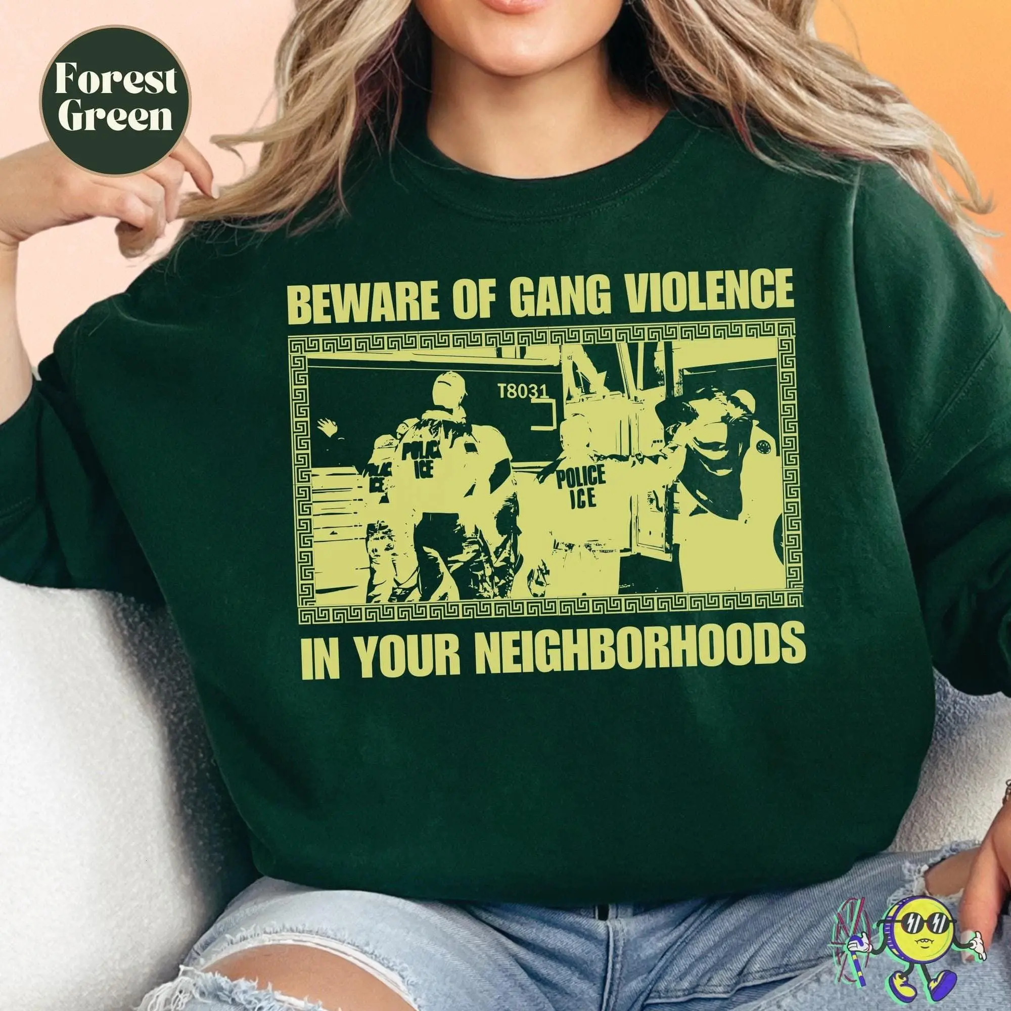 [Sale off up to 50%] Abolish ICE Social Justice Tee: Chinga La Migra, Anti-Deportation Sweatshirt, streetwear graphic tee