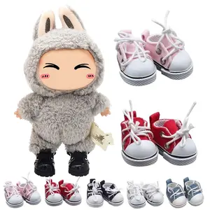 For LABUBU  Shoes Suitable for 17cm Labubu Dolls Shoes Boots Toys Casual Sports Shoes Dolls Accessories DIY Doll Toys Doll Clothes