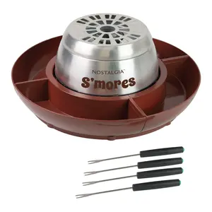 Nostalgia Indoor Stainless Steel Electric S'mor  es Maker