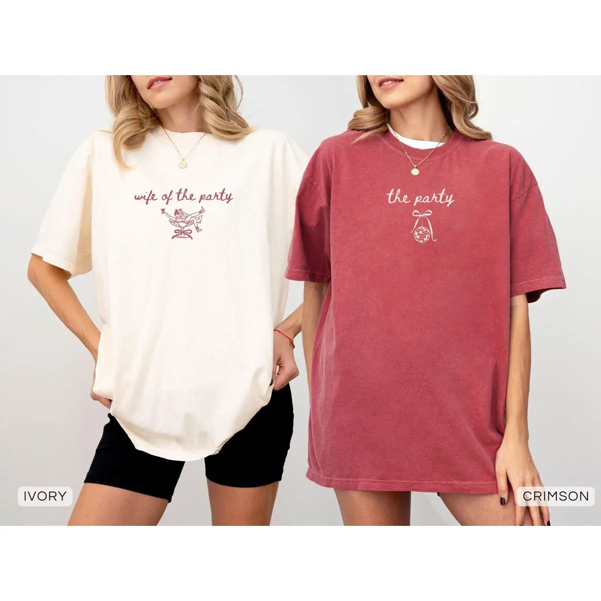 Comfort Colors Wife Of The Party Bachelorette Party Matching Shirts, Bridesmaid Proposal Gift, Getting Ready Bridal Party Tshirts, Unisex Garment-Dyed Tee, Casual Clothing