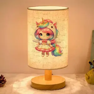 This adorable ambient table lamp features a rainbow unicorn princess design. Powered by USB, it's perfect for bedroom and living room décor and makes an excellent gift for family and friends during holidays like Valentine's Day and Christmas