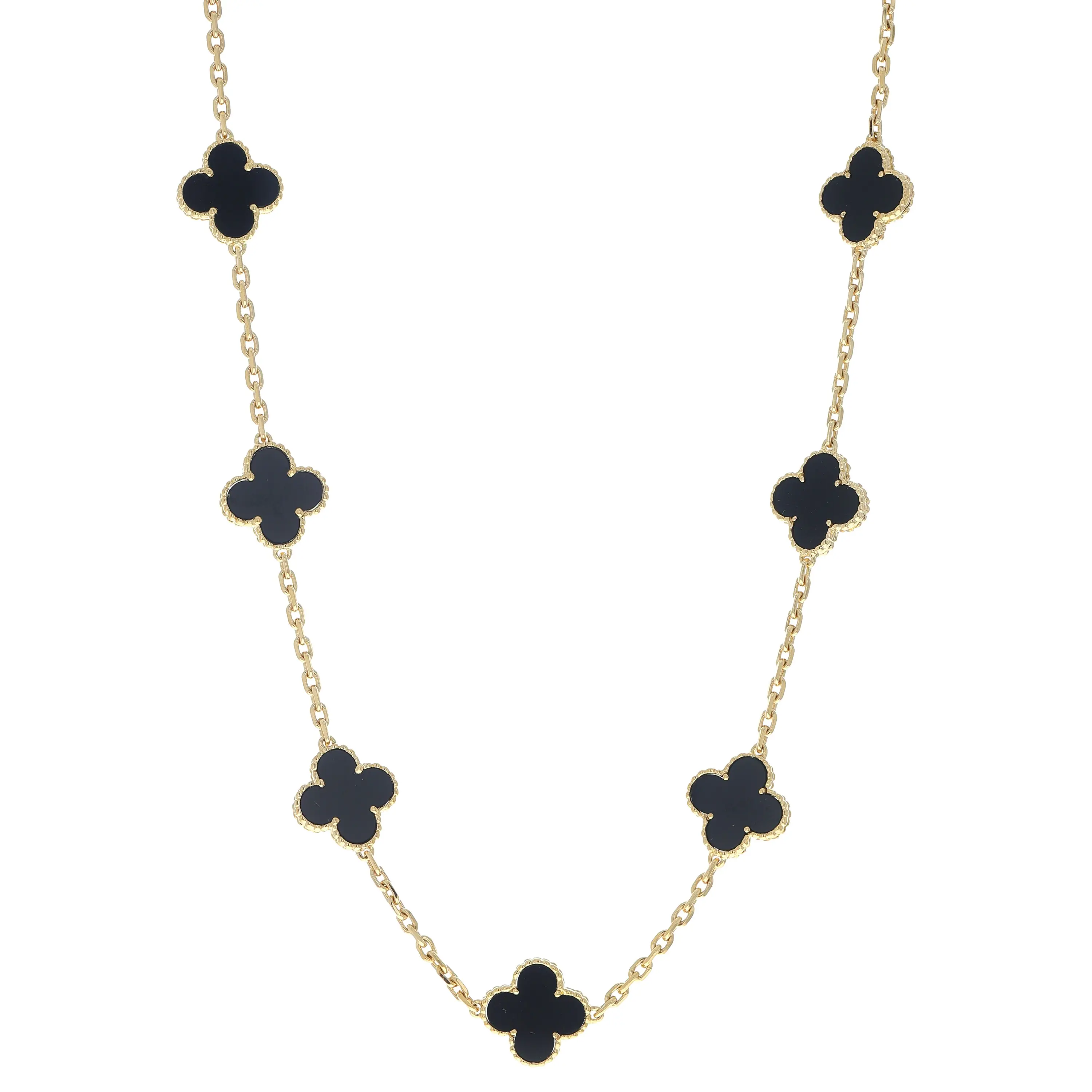 Pre-owned Van Cleef & Arpels Vintage Alhambra Necklace