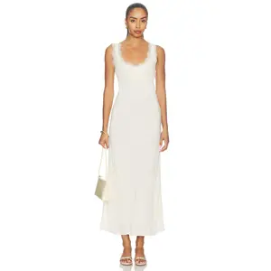 EAVES Naya Midi Dress in Ivory
