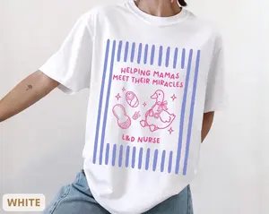 Comfort Colors Labor Delivery Nurse Shirt, Silly Goose OB Nurse Tee