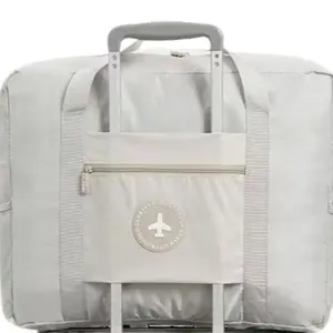 Large Capacity Travel Bag, Portable Foldable Storage Tote, Fits Luggage Trolley, Perfect Maternity Hospital Bag, Travel Organizer