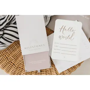 Modern Baby Milestone Cards