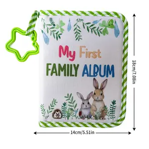 Baby Album - My First Album - Baby Keepsake Book - Children's Fabric Album