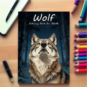 Adult Coloring Book 24 Sheets, 120gsm Thick Paper, Luxury Edition, Perfect for Relaxation, Family Gatherings, Holiday Decorations