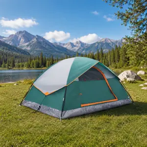 【Deals For You】2/4 Person Waterproof Camping Tent with Rainfly, Easy Setup Dome Tent with Mesh Windows & Skylights, Lightweight Portable Tent for Outdoor Camping, Festivals & Backyard