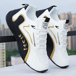 Men's Leather Shoes Waterproof and Slip-resistant High-quality Travel Shoes Versatile Autumn Men's Sports Casual Closed Trainer Training Athletic Runner Sneaker Boy Footwear Running