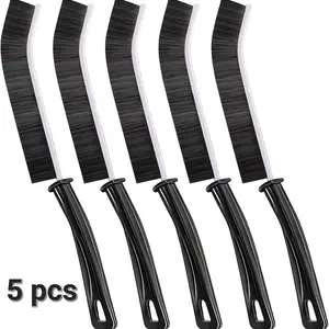 Multi-5 Pcs Crevice Cleaning brush，Hard Bristle Gap Brush，Multifunctional Cleaning Tool for Bathroom Household Kitchen Tiles Window Crevice, Cleaning Tool，Home Cleaning Tool