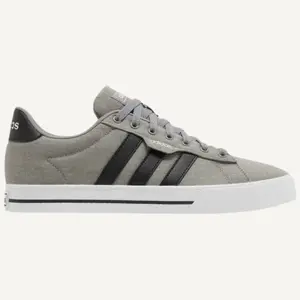 Adidas Men's Grey/Black Daily 3.0 Sneakers, FW3270