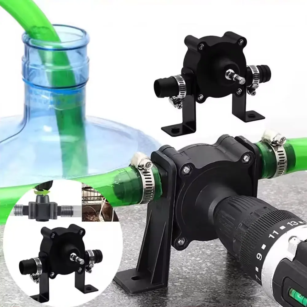 Portable Electric Drill Pump, Oil Fluid Water Pump, Mini Hand Self-priming Liquid Transfer Pump, Suction Pump, Efficient Pump, Garden Tools for Daily, Industrial