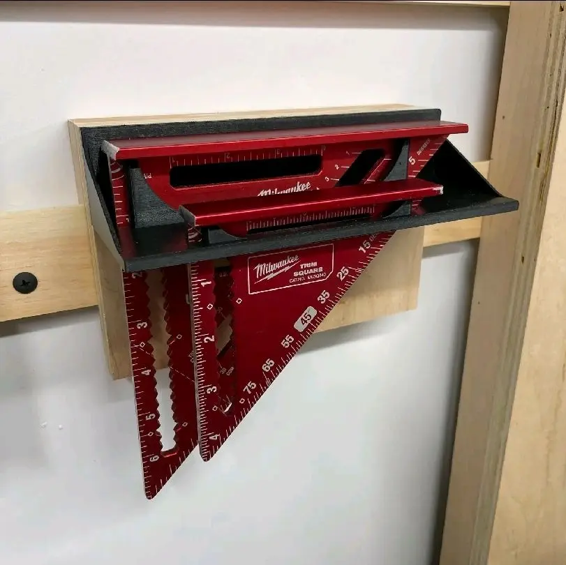 Wall Mount for Milwaukee 7-in and 4.5-in Square Set
