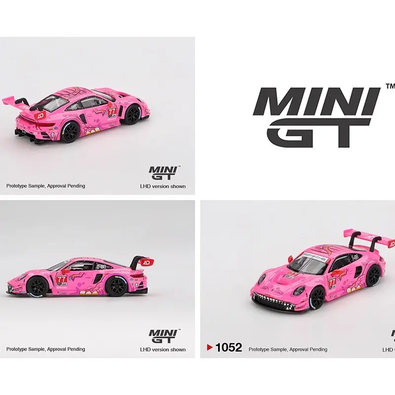 Mini GT 1:64 Porsche 911 GT3 R #77 AO Racing 2024 IMSA ROAD