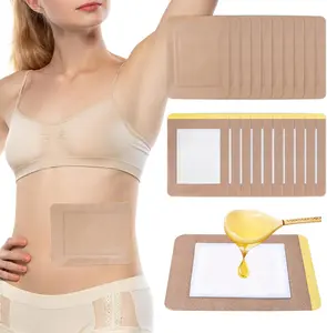 20pcs Castor Oil Pack Wrap, Castor Oil Pack Wrap Organic Cotton, Organic Castor Oil Pack Self-Adhesive, Anti Leakage, No Wash, Portable (Oil Not Included) (1 Count (Pack of 20)) Body Care Cosmetic body oil