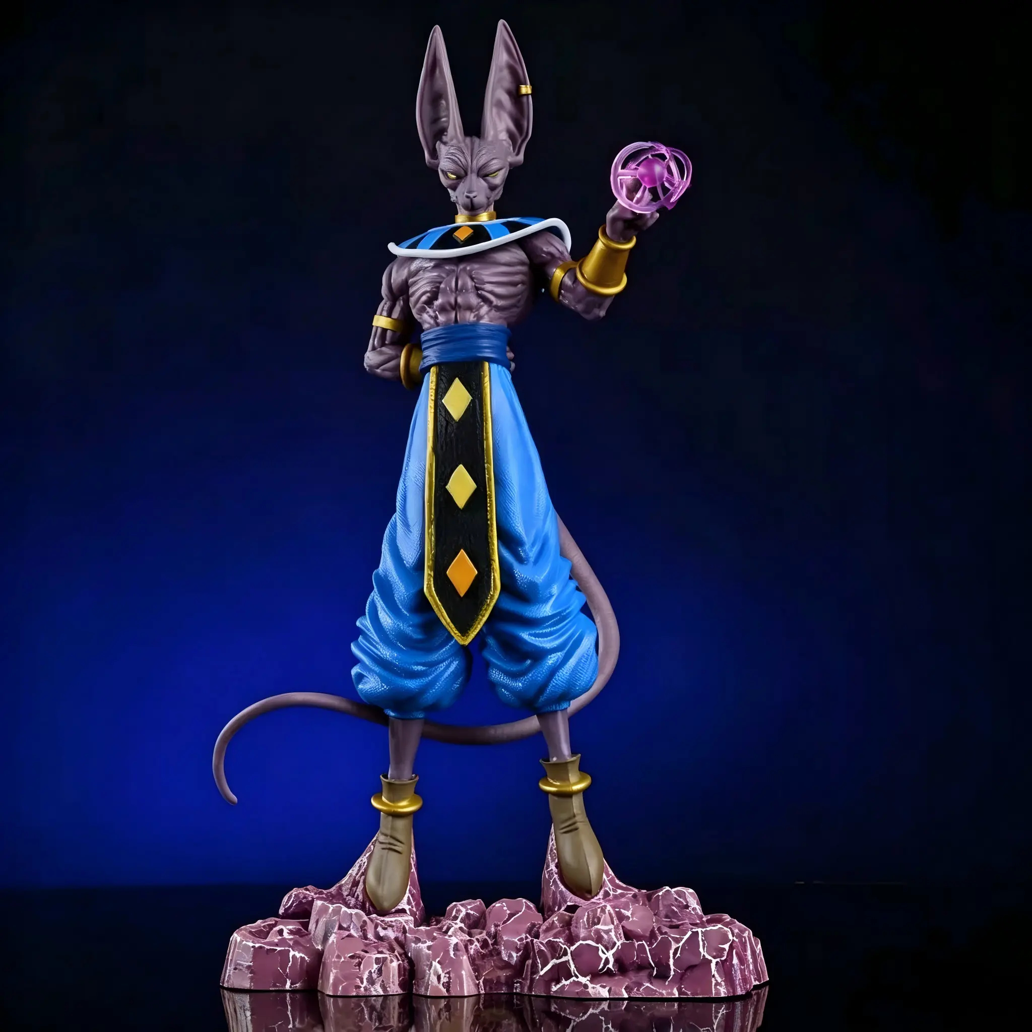 11in purple dream alien collection statue, detailed anime style character ornaments, is an ideal gift for anime lovers, birthday gifts for children and boyfriends.