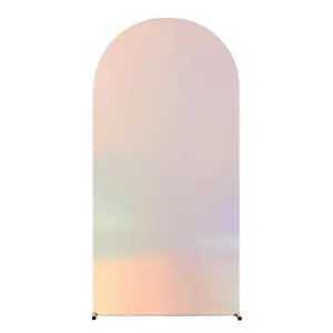 GARVEE Wedding Arch Cover Double-Sided Spandex Fitted Arch Stand Covers Stretchy Backdrop Cover for Balloon Arches Birthday Party Bridal Baby Shower Ceremony Banquet Photography Decoration