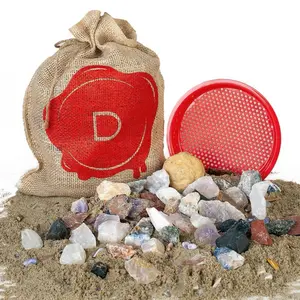 Declan's Mining BAG - Raw stones, Geode and Confetti Sand in a BAG!
