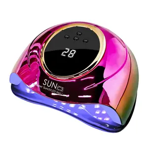 Professional UV Light for Gel Nails - 63 LED Beads with Auto Sensor & 4 Timer Settings, High-Power LED/UV Lamp for Fast Curing, Salon & Home Gel Polish Dryer for Gifts for Women