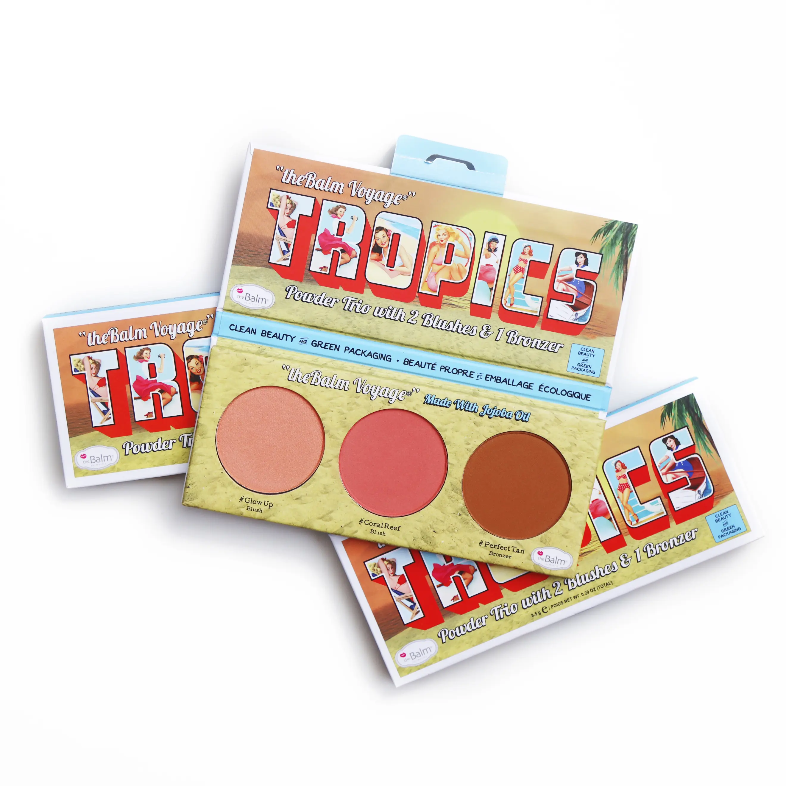 Tropics Powder Trio - Model Roz x theBalm