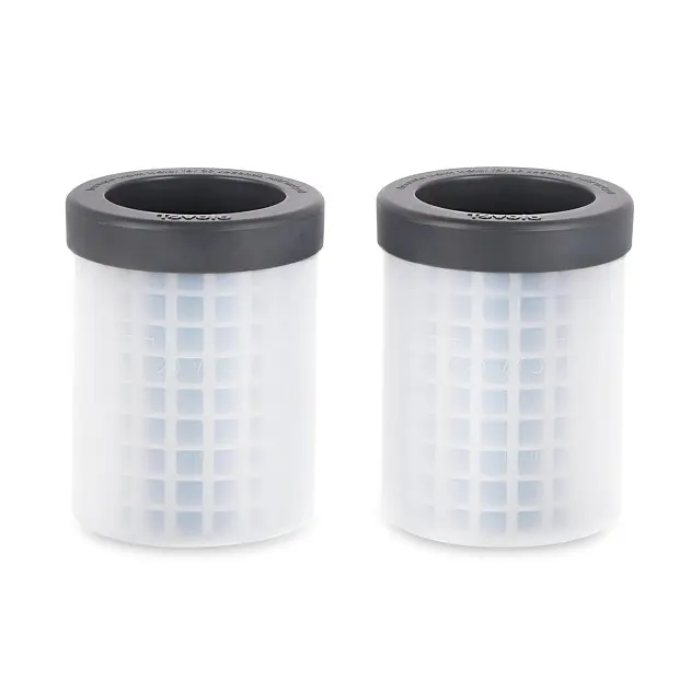 Tovolo Mini Ice Cylinder- Squeeze & Release- Set of 2, 1000422, Gray