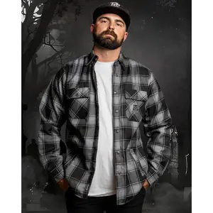 The Graveyard Sherpa Lined Flannel Jacket