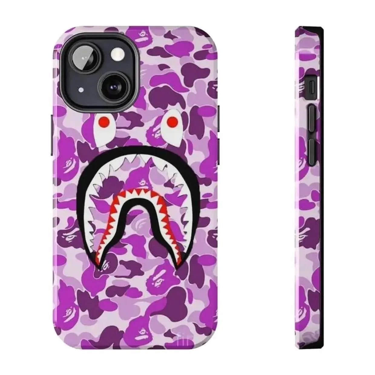 Camo Shark Army Style Phone Case, The R00kie TV Series Inspired Shockproof Protective Cover Fit iPhone  iPhone 7 8 XR XS XSM 11 12 13 14 15 16 17Plus/Pro