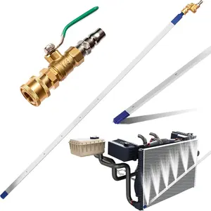 39''  Radiator Cleaning Wand,Radiator Cleaner Wand,Radiator Flush And Cleaner Tool,   Power Washer Wand, Washer Jetter Nozzle Flat Wand Fit Over 2000PSI  Washer