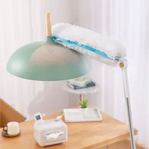 Joybos 1+2 Electrostatic Adsorption Microfiber Flexible Dust Duster Set, includes 1 dust duster + 2 microfiber dust duster cloths, for cleaning ceiling fans, cobwebs, light fixtures, and fragile items