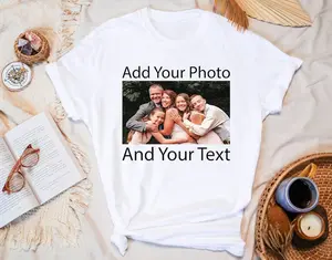 Custom Photo Comfort Colors Shirt, Your Photo and Any Text, Custom T-shirt Photo Women Men Unisex Kids, Personalized Gifts, T-shirt Picture