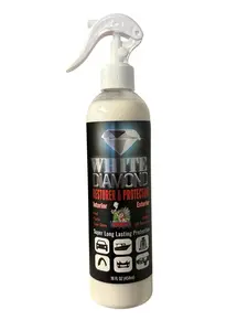 Crazy Chemical White Diamond Restorer and Protectant 16 fl oz Pack of 1 for Vinyl Plastic Tire Rubber UV Protection Super Shine