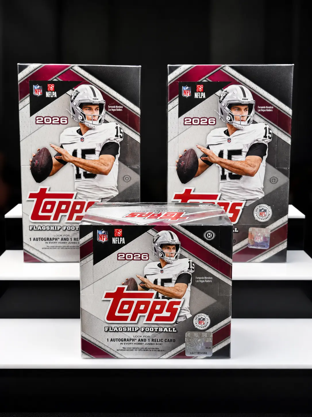 Break# 372 2x 2026 TOPPS Flagship Football Hobby  Box 1 X 2026 TOPPS Flagship Football Jumbo