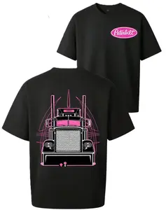 Peterbilt Truck T Shirt, Bold Semi Truck Graphic Tee, Pure Cotton Mens Shirt, Classic Big Rig Logo Top, Trucker Outfit, Gift For Men, Summer Wear