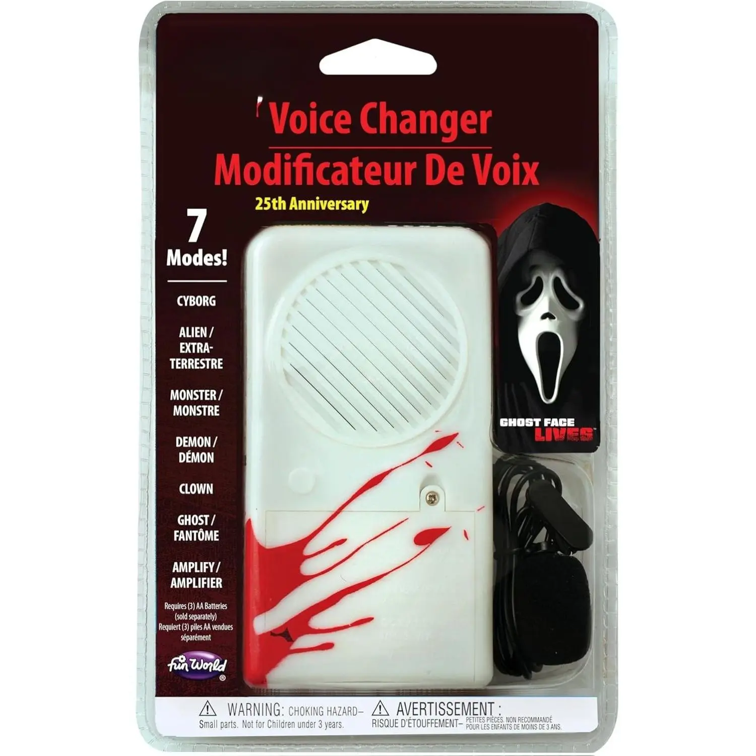 Ghost Face 25th Anniversary Deluxe Voice Changer