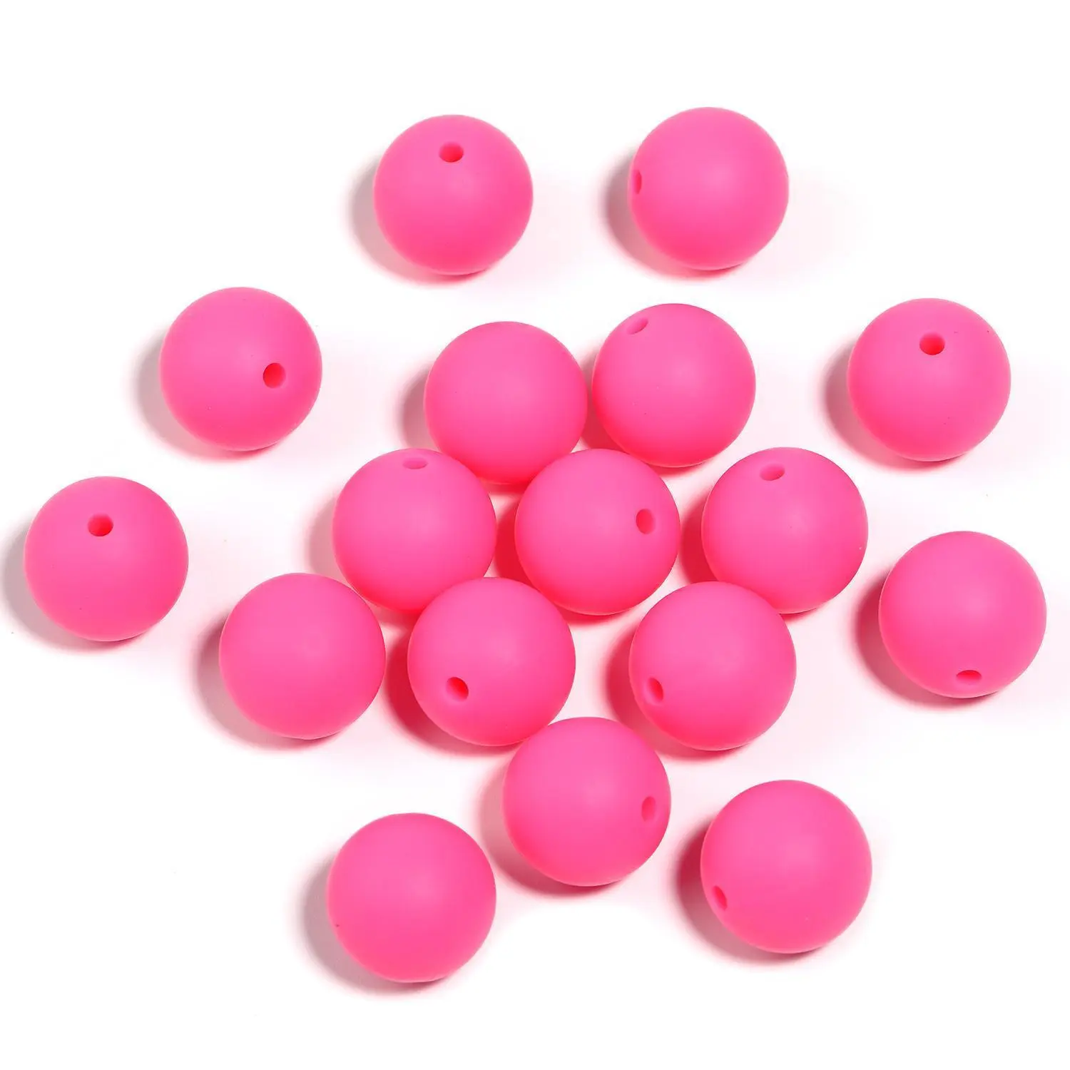 YM383005 Rose red 50pcs 15mm