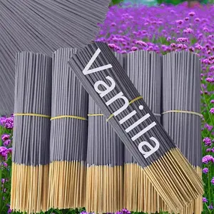 Vanilla Scented Essential Oil Aroma Sticks, 11/51/101/151P, 22.0cm - Long-Lasting, Natural Wood Scent, Suitable for Yoga, Meditation, Relaxa