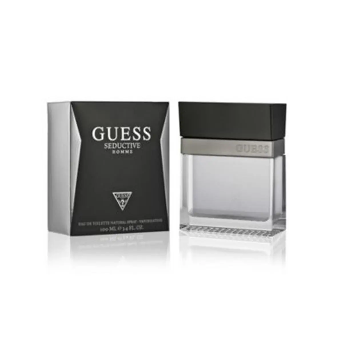 GUESS Seductive for Men, Eau de Toilette Spray, Charismatic Aromatic Woody Fragrance, Designer Cologne, 3.4 fl oz, Designer Men's Fragrance, Fragrances Perfumes Cologne