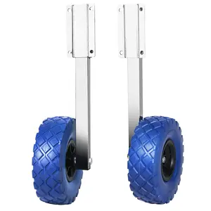 【GARVEE】Boat Launching Wheels, 300 LBS  Inflatable Boat Launch Wheels with 10" Wheel Dolly for Inflatable Boat & Aluminum Boat